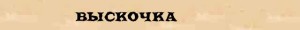 Выскочка